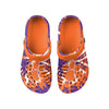 Clemson Tigers NCAA Mens Tie-Dye Clog With Strap