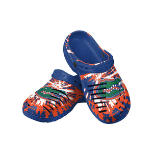 Florida Gators NCAA Mens Tie-Dye Clog With Strap