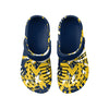 Michigan Wolverines NCAA Mens Tie-Dye Clog With Strap