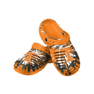 Tennessee Volunteers NCAA Mens Tie-Dye Clog With Strap