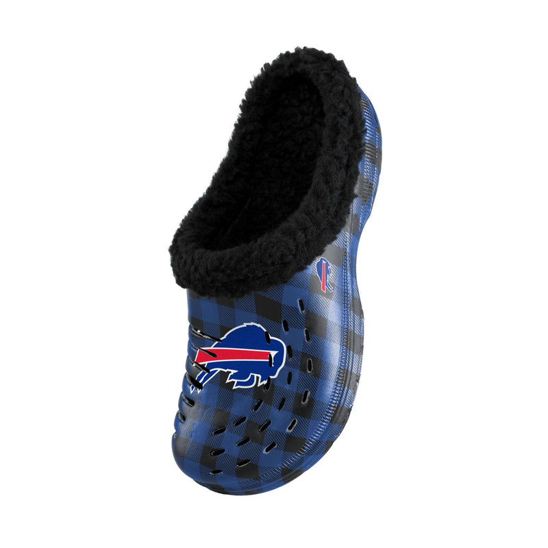 Buffalo Bills NFL Womens Sherpa Lined Glitter Clog