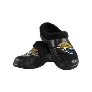 Jacksonville Jaguars NFL Mens Sherpa Lined Buffalo Check Clog