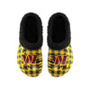 Washington Commanders NFL Mens Sherpa Lined Buffalo Check Clog