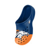 Denver Broncos NFL Mens Colorblock Big Logo Clog