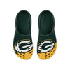 Green Bay Packers NFL Mens Colorblock Big Logo Clog