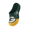 Green Bay Packers NFL Mens Colorblock Big Logo Clog