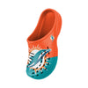 Miami Dolphins NFL Mens Colorblock Big Logo Clog