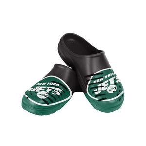 New York Jets NFL Mens Colorblock Big Logo Clog
