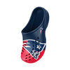 New England Patriots NFL Mens Colorblock Big Logo Clog