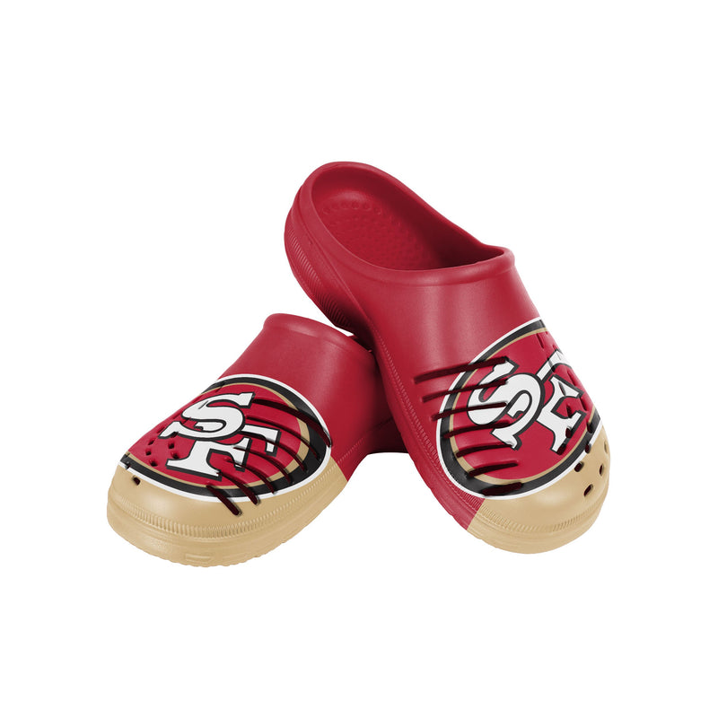 San Francisco 49ers NFL Mens Colorblock Big Logo Clog