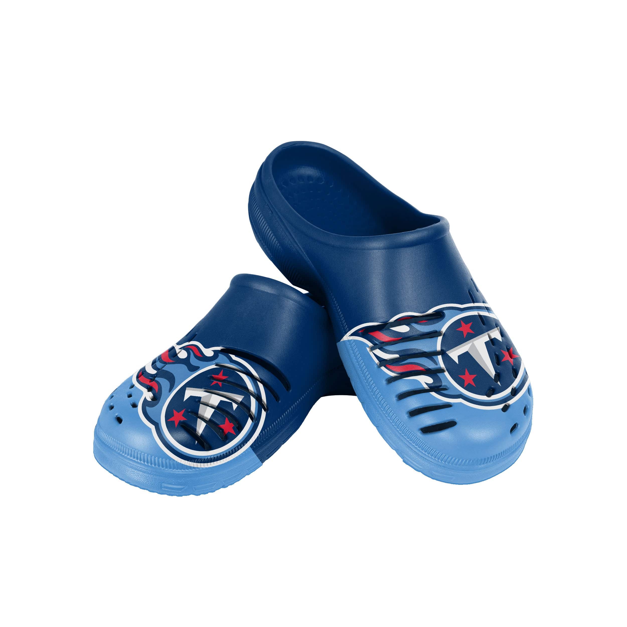 Men's Tennessee Titans Big Logo Moccasin Slippers