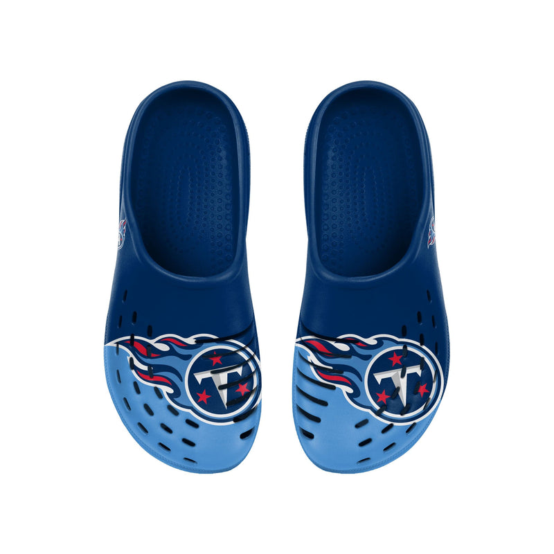 Tennessee Titans NFL Mens Colorblock Big Logo Clog