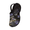 Baltimore Ravens NFL Mens Historic Print Clog With Strap