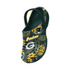 Green Bay Packers NFL Mens Historic Print Clog With Strap