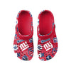 New York Giants NFL Mens Historic Print Clog With Strap