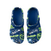 Seattle Seahawks NFL Mens Historic Print Clog With Strap