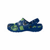 Seattle Seahawks NFL Mens Historic Print Clog With Strap