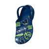 Seattle Seahawks NFL Mens Historic Print Clog With Strap