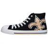 New Orleans Saints NFL Mens High Top Big Logo Canvas Shoes