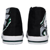 Philadelphia Eagles NFL Mens High Top Big Logo Canvas Shoes