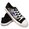 Baltimore Ravens NFL Mens Low Top Big Logo Canvas Shoes