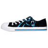 Carolina Panthers NFL Mens Low Top Big Logo Canvas Shoes