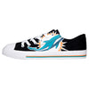 Miami Dolphins NFL Mens Low Top Big Logo Canvas Shoes