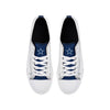 Dallas Cowboys NFL Mens Low Top White Canvas Shoes