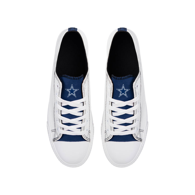 Dallas Cowboys NFL Men's Low Top Midsole White Sneakers