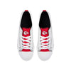 Kansas City Chiefs NFL Mens Low Top White Canvas Shoes