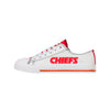 Kansas City Chiefs NFL Mens Low Top White Canvas Shoes