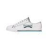 Philadelphia Eagles NFL Mens Low Top White Canvas Shoes