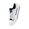 Seattle Seahawks NFL Mens Low Top White Canvas Shoes