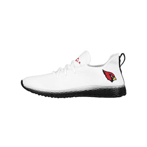 FOCO Kansas City Chiefs NFL Mens Gradient Midsole White Sneakers