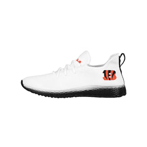 Cincinnati Bengals NFL Mens Gradient Midsole White Sneakers