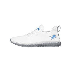 Detroit Lions NFL Mens Gradient Midsole White Sneakers