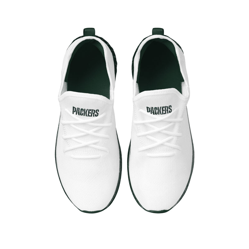 Green Bay Packers NFL Womens Midsole White Sneakers