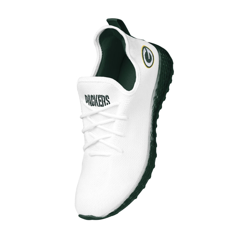 Green Bay Packers NFL Womens Midsole White Sneakers