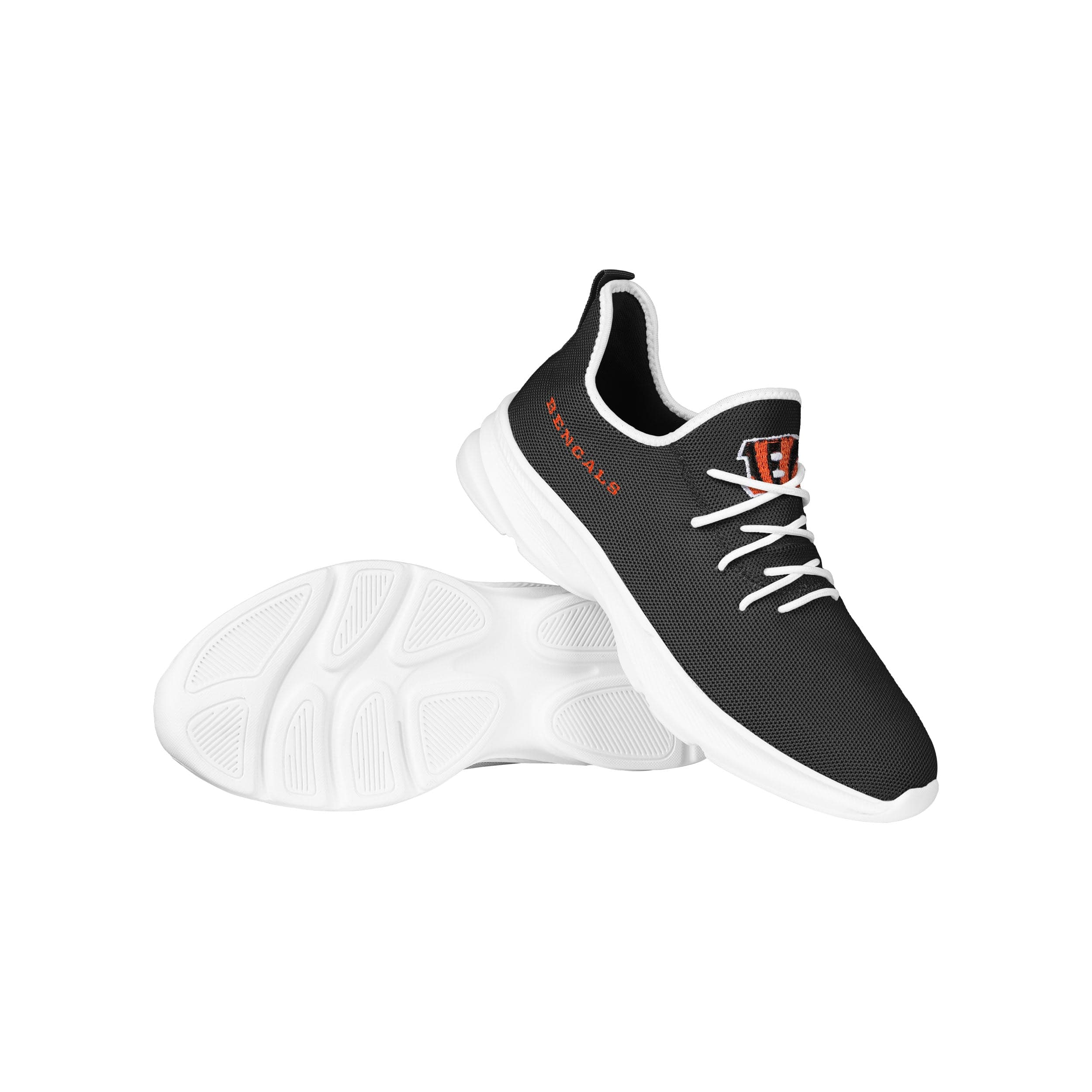 Cincinnati Bengals NFL Womens Midsole White Sneakers