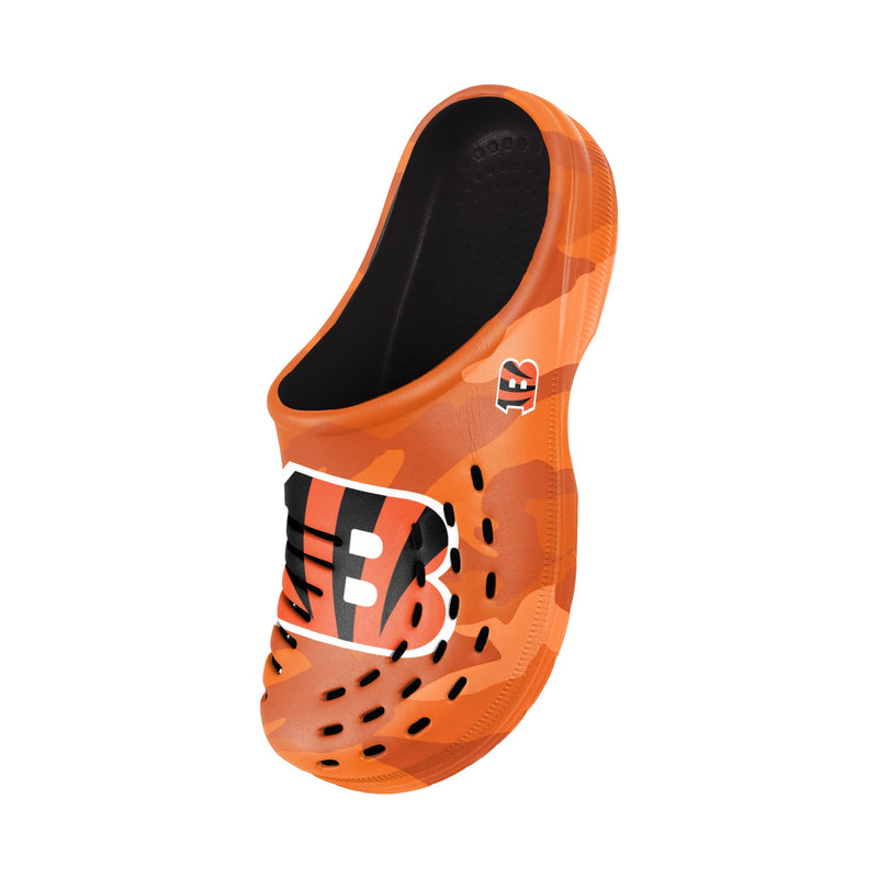 Cincinnati Bengals Camo Style Crocs Clog Shoes