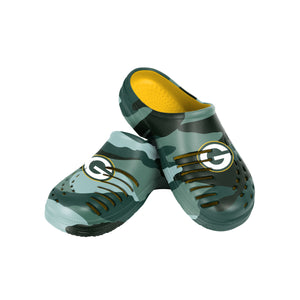 Green Bay Packers NFL Mens Tonal Camo Clog