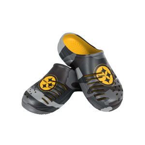 Pittsburgh Steelers NFL Mens Tonal Camo Clog