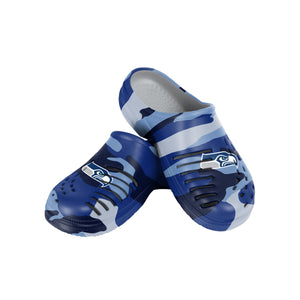 Seattle Seahawks NFL Mens Tonal Camo Clog