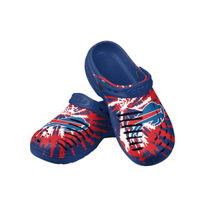 Buffalo Bills NFL Mens Tie-Dye Clog With Strap