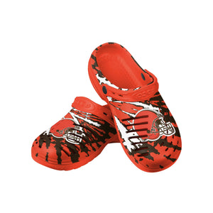 Cleveland Browns NFL Mens Tie-Dye Clog With Strap
