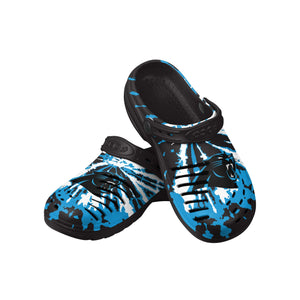 Carolina Panthers NFL Mens Tie-Dye Clog With Strap