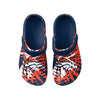 Denver Broncos NFL Mens Tie-Dye Clog With Strap