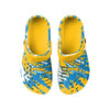 Los Angeles Chargers NFL Mens Tie-Dye Clog With Strap