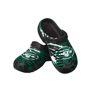 New York Jets NFL Mens Tie-Dye Clog With Strap