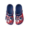 New England Patriots NFL Mens Tie-Dye Clog With Strap